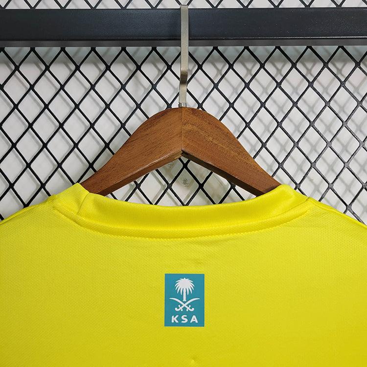 CAMISA MANGA LONGA DO AL NASSR 23/24 AMARELO - VELOP SPORTS