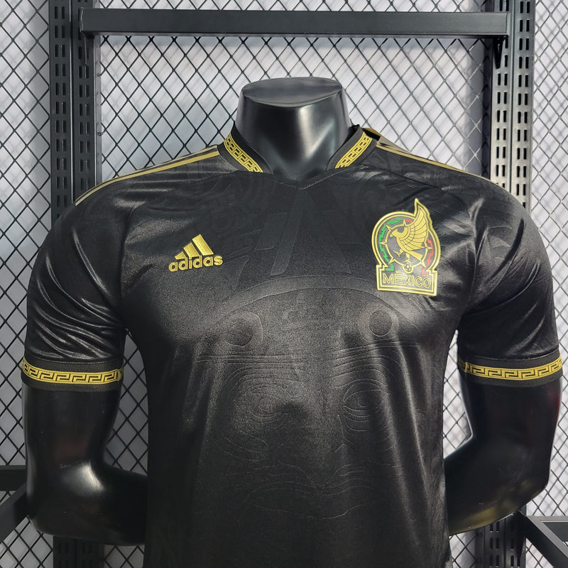 CAMISA VERSÃO PLAYER DA SELEÇÃO DO MEXICO 22/23 PRETO EDIÇÃO ESPECIAL - VELOP SPORTS