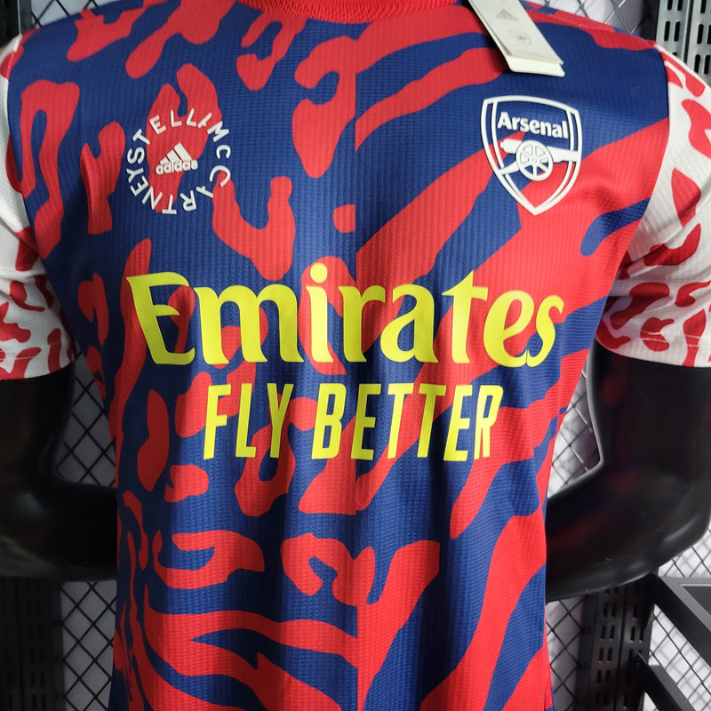CAMISA VERSÃO PLAYER DO ARSENAL 23/24 RED BLUE - VELOP SPORTS