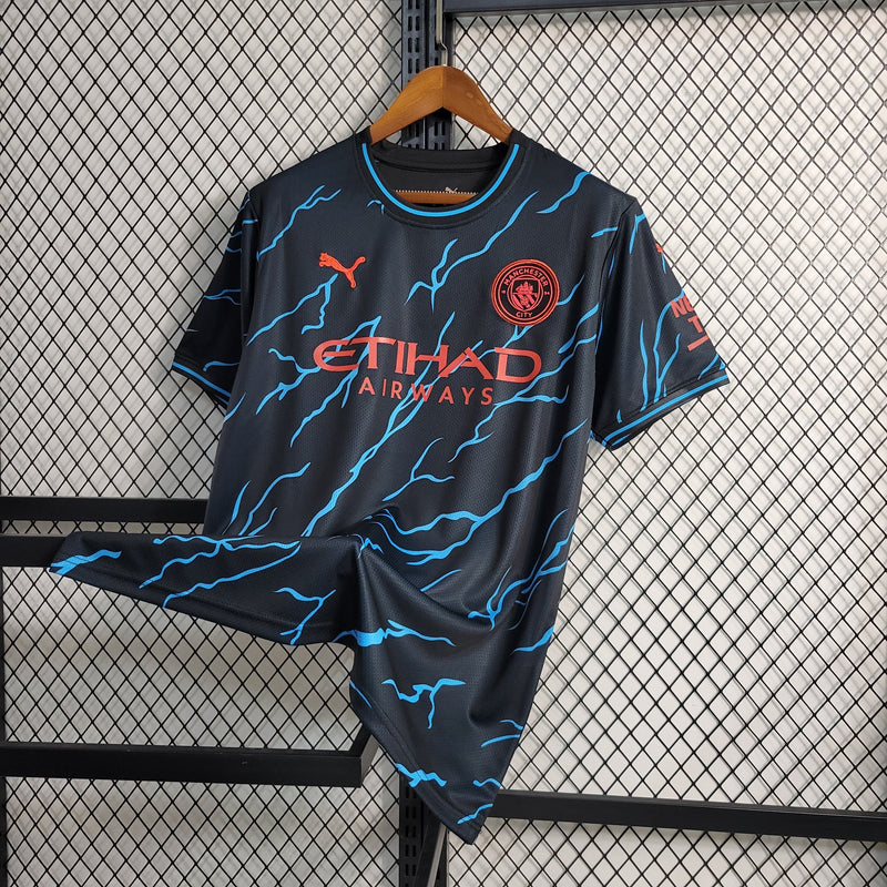 CAMISA DO MANCHESTER CITY 23/24 AZUL TREINO - VELOP SPORTS