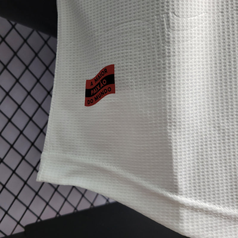 CAMISA VERSÃO PLAYER DO FLAMENGO 22/23 BRANCO - VELOP SPORTS