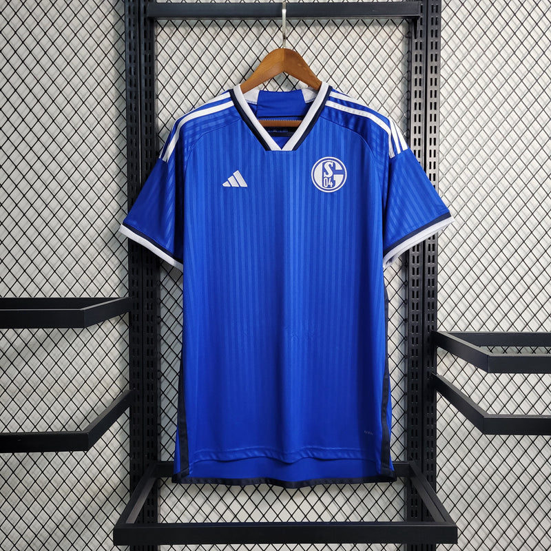 CAMISA DO SHALKE 04 23/24 AZUL - VELOP SPORTS