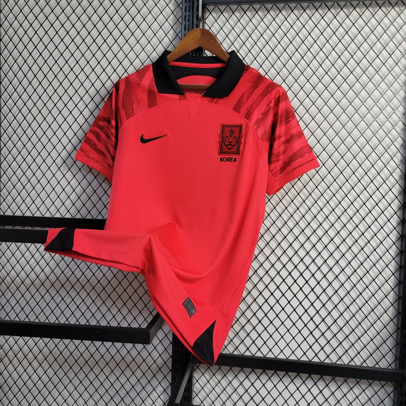 CAMISA DA SELEÇÃO DA KOREA 22/23 RED - VELOP SPORTS