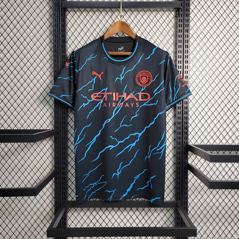 CAMISA DO MANCHESTER CITY 23/24 AZUL TREINO - VELOP SPORTS