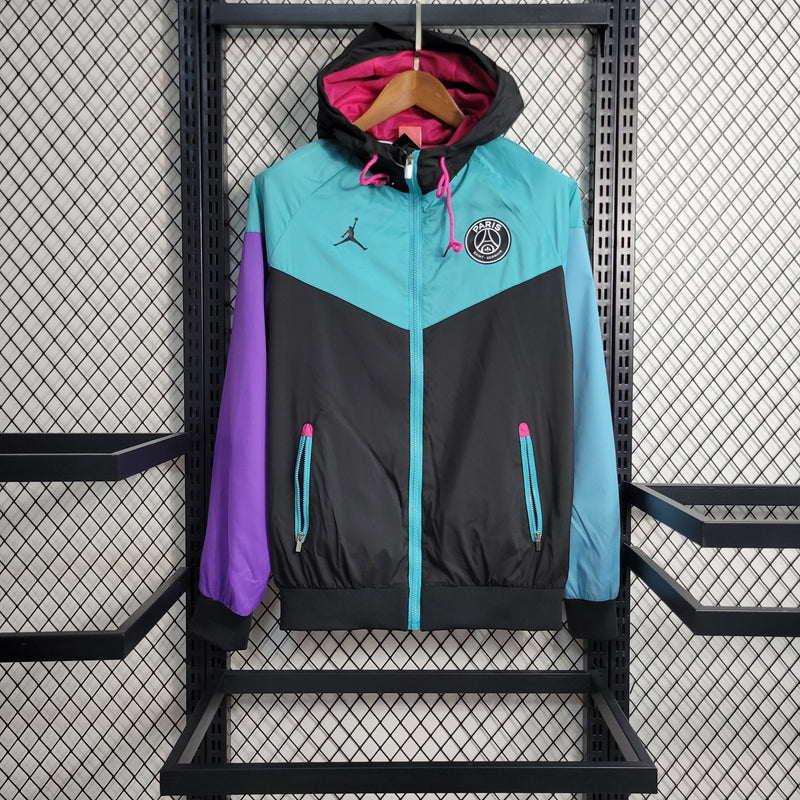 CORTA VENTO DO PARIS SAINT GERMAN AIR JORDAN BLACK - VELOP SPORTS