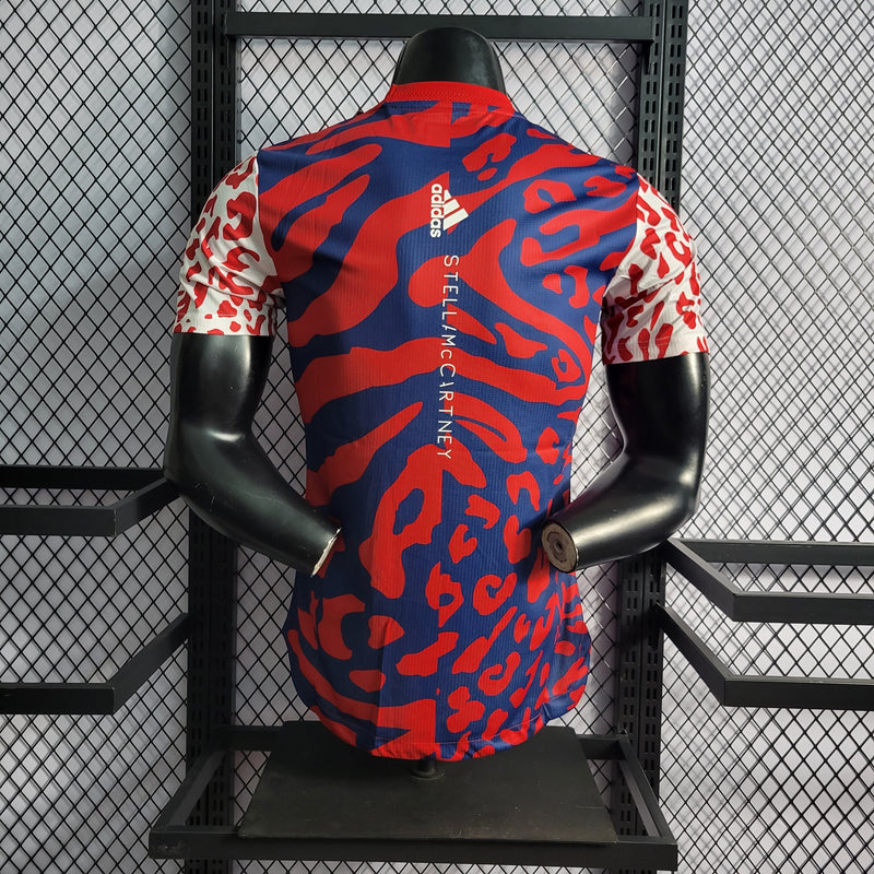 CAMISA VERSÃO PLAYER DO ARSENAL 23/24 RED BLUE - VELOP SPORTS