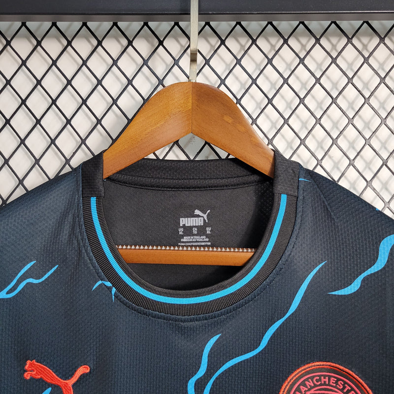 CAMISA DO MANCHESTER CITY 23/24 AZUL TREINO - VELOP SPORTS