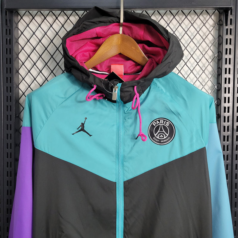 CORTA VENTO DO PARIS SAINT GERMAN AIR JORDAN BLACK - VELOP SPORTS