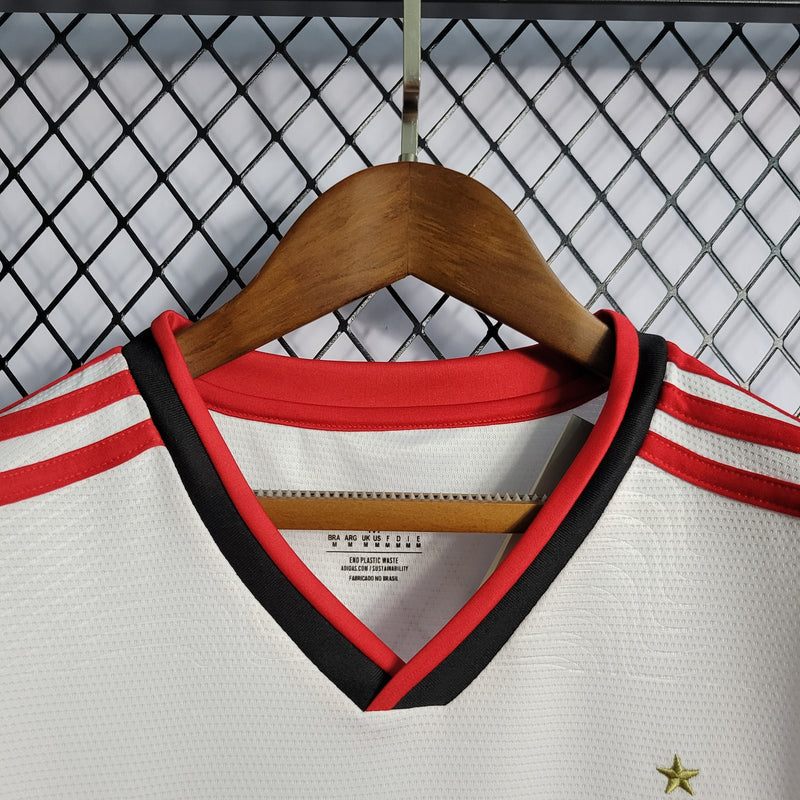 CAMISA FEMININA DO FLAMENGO 23/24 BRANCO - VELOP SPORTS