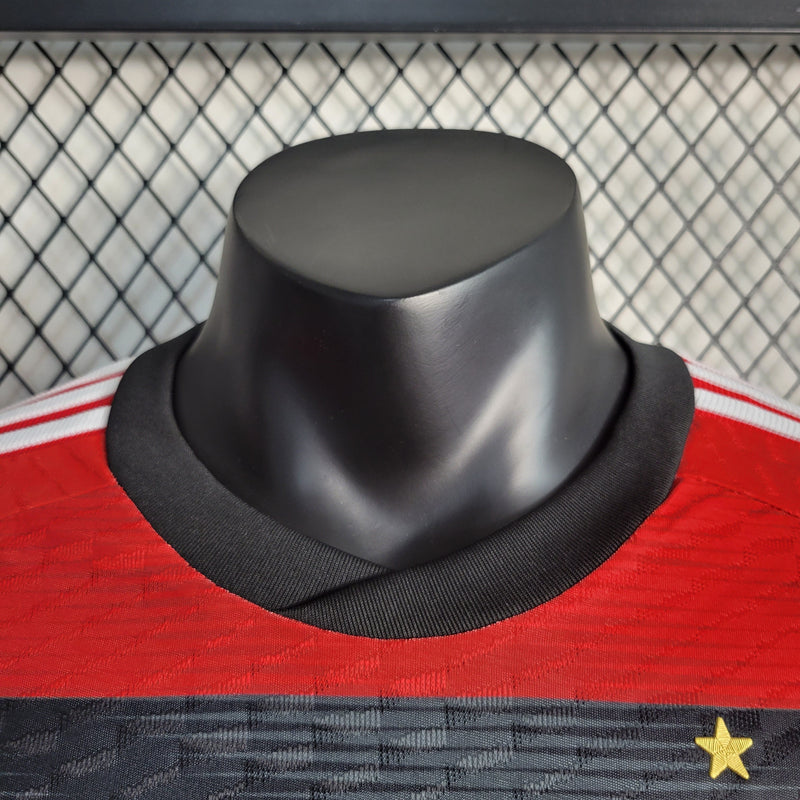 CAMISA VERSÃO PLAYER DO FLAMENGO 23/24 VERMELHO - VELOP SPORTS