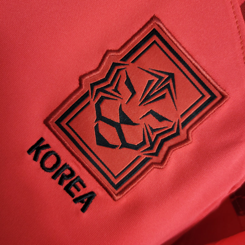 CAMISA DA SELEÇÃO DA KOREA 22/23 RED - VELOP SPORTS