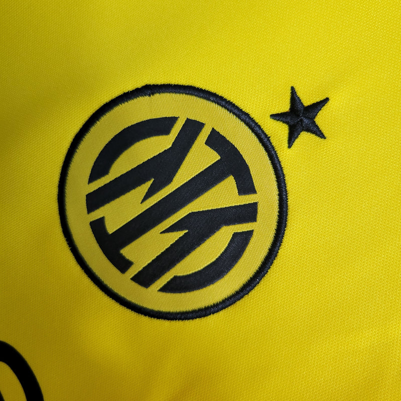 CAMISA DO INTER DE MILÃO 22/23 AMARELO TREINO - VELOP SPORTS