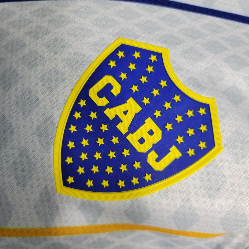 CAMISA VERSÃO PLAYER DO BOCA JUNIORS 22/23 BRANCO - VELOP SPORTS