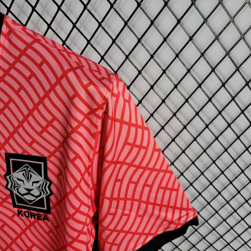 CAMISA DA SELEÇÃO DA KOREA DO SUL 22/23 VERMELHO - VELOP SPORTS
