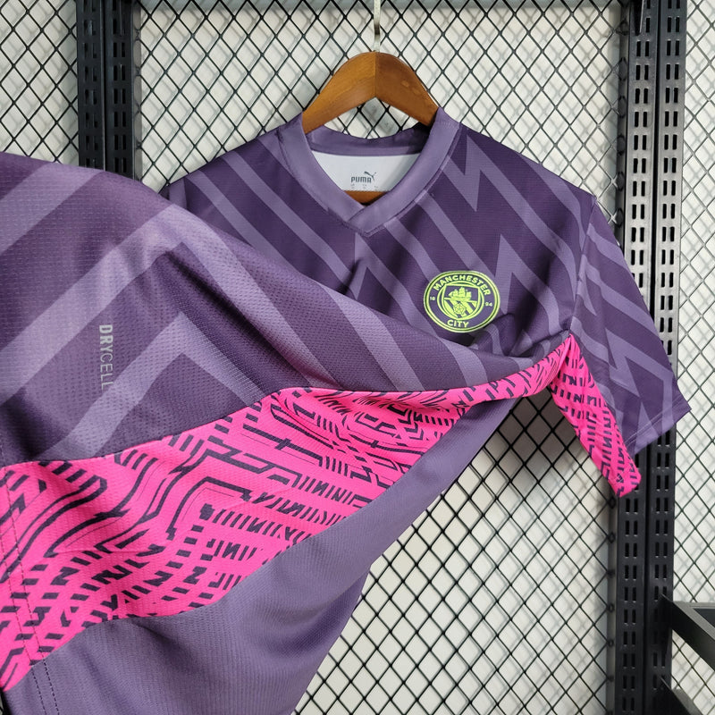 CAMISA DO MANCHESTER CITY 23/24 ROXO GOLEIRO - VELOP SPORTS