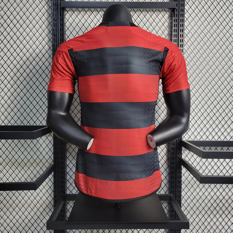 CAMISA VERSÃO PLAYER DO FLAMENGO 23/24 VERMELHO - VELOP SPORTS