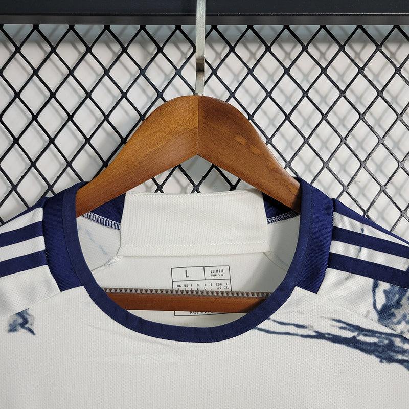 CAMISA MANGA LONGA DA ITALIA 23/24 BRANCO - VELOP SPORTS