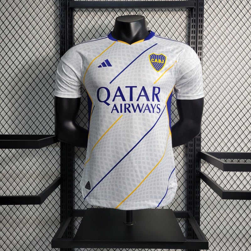 CAMISA VERSÃO PLAYER DO BOCA JUNIORS 22/23 BRANCO - VELOP SPORTS