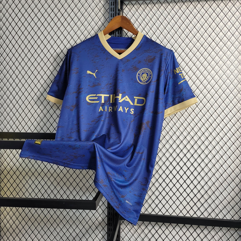 CAMISA DO MANCHESTER CITY 23/24 AZUL EDIÇÃO ESPECIAL - VELOP SPORTS
