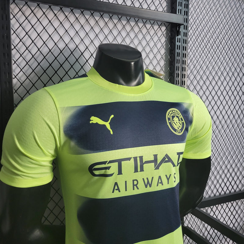 CAMISA VERSÃO PLAYER DO MANCHESTER CITY 23/24 VERDE JOGADOR - VELOP SPORTS