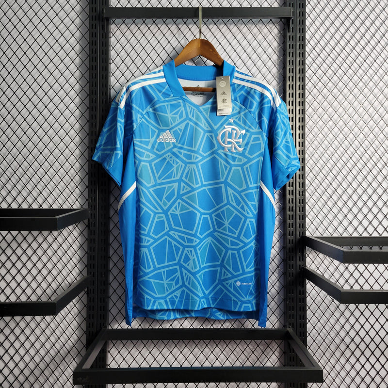 CAMISA DO FLAMENGO 22/23 AZUL GOLEIRO TREINO - VELOP SPORTS