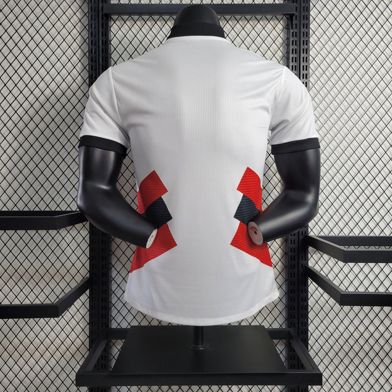 CAMISA VERSÃO PLAYER DO FLAMENGO 23/24 BRANCO TREINO - VELOP SPORTS