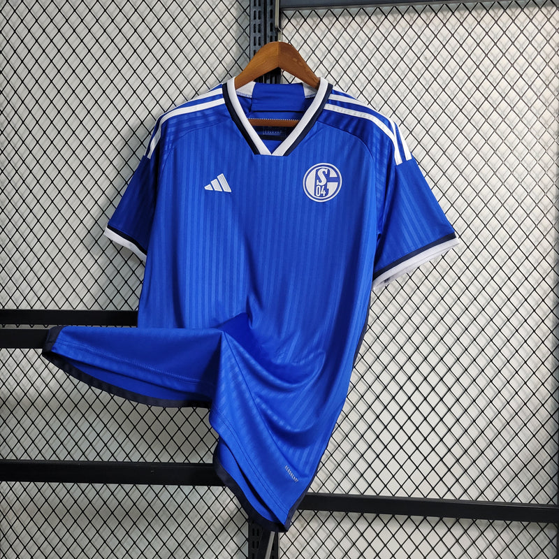 CAMISA DO SHALKE 04 23/24 AZUL - VELOP SPORTS