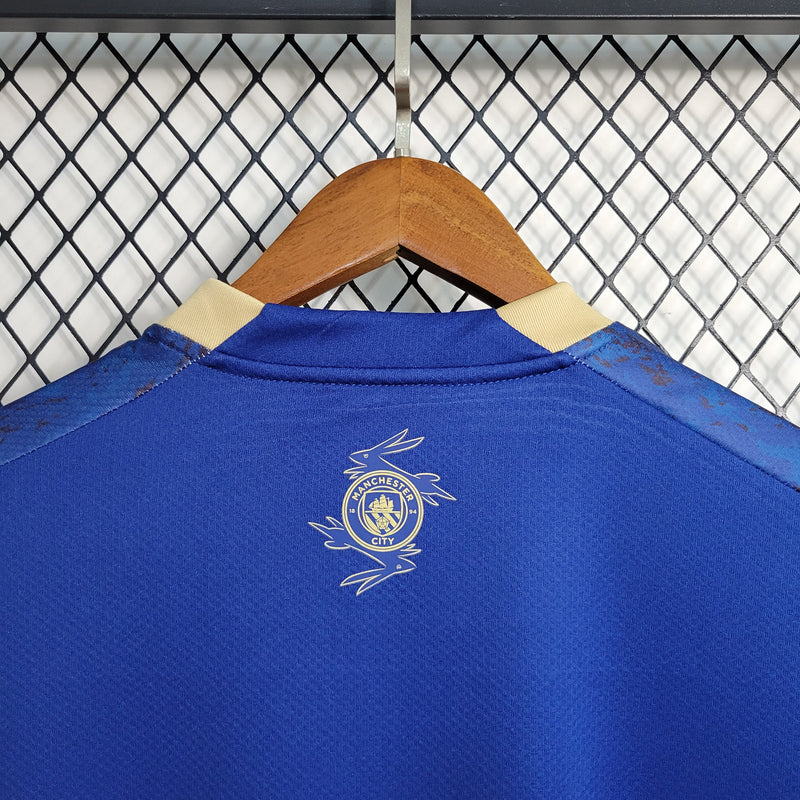 CAMISA DO MANCHESTER CITY 23/24 AZUL EDIÇÃO ESPECIAL - VELOP SPORTS