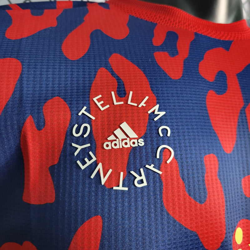 CAMISA VERSÃO PLAYER DO ARSENAL 23/24 RED BLUE - VELOP SPORTS