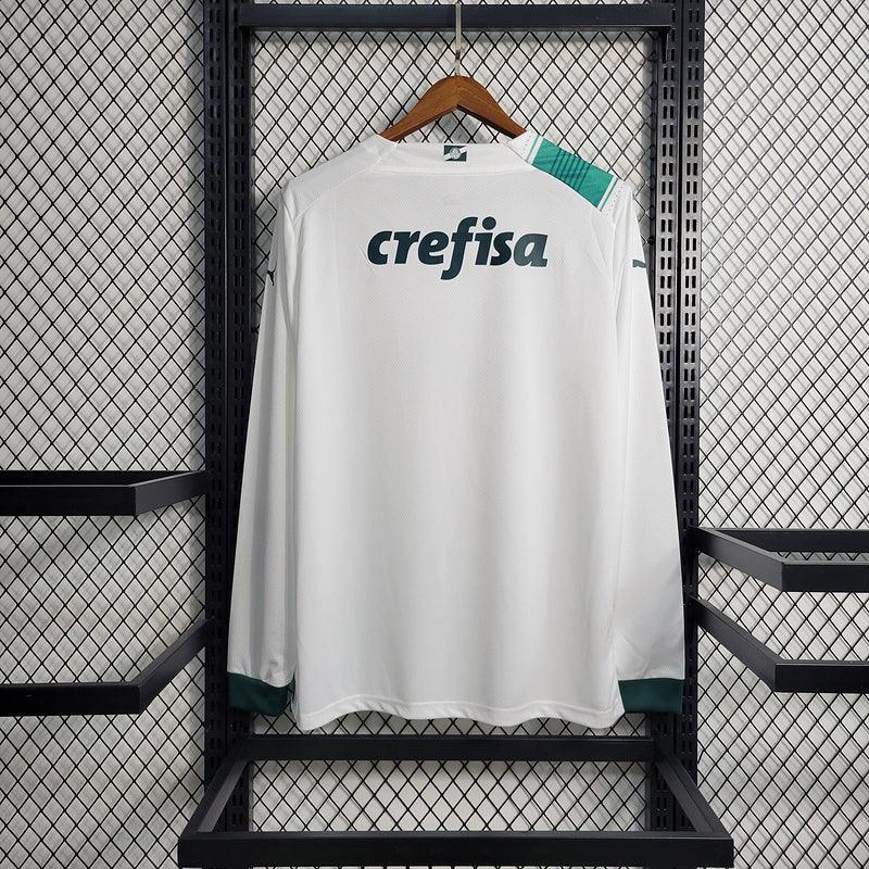 CAMISA MANGA LONGA DO PALMEIRAS 23/24 BRANCO - VELOP SPORTS