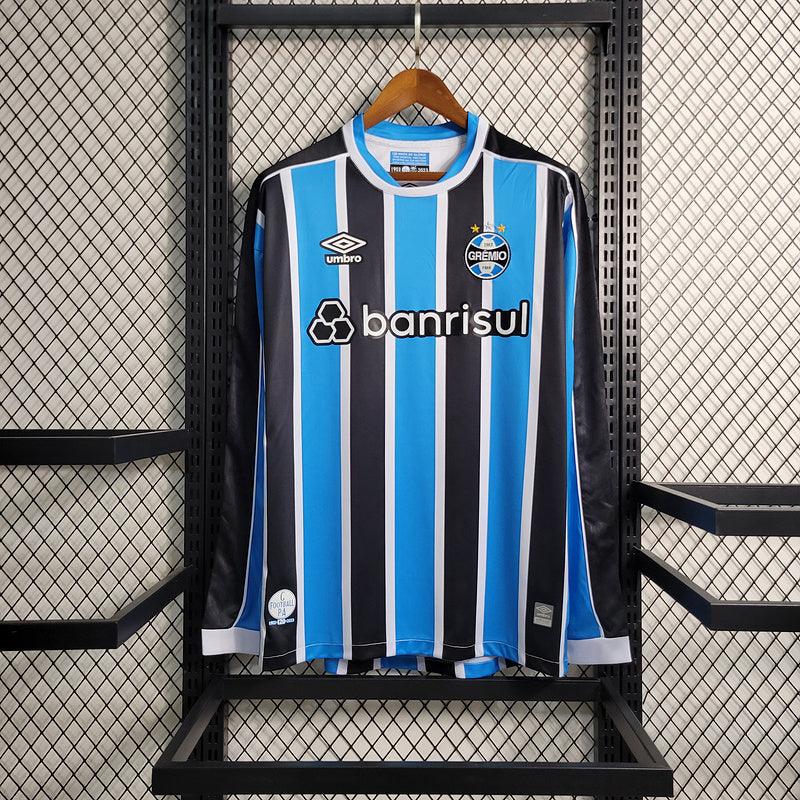 CAMISA MANGA LONGA DO GRÊMIO 23/24 TRICOLOR - VELOP SPORTS