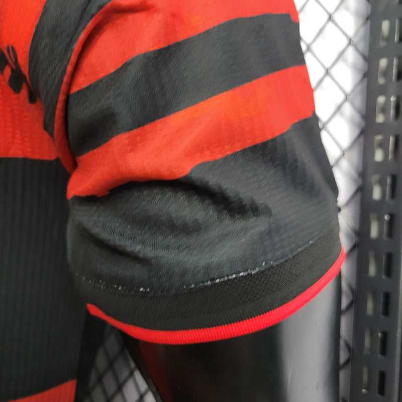 CAMISA VERSÃO PLAYER DO FLAMENGO 22/23 VERMELHO COMEMORATIVA - VELOP SPORTS