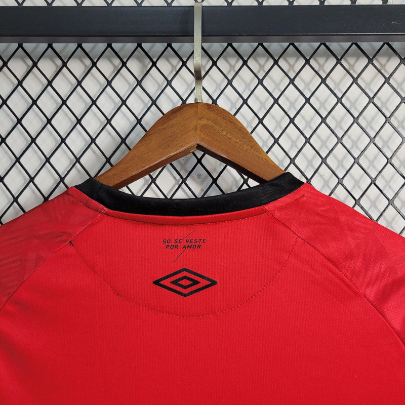CAMISA MANGA LONGA DO ATLETICO PARANAENSE 23/24 VERMELHO - VELOP SPORTS