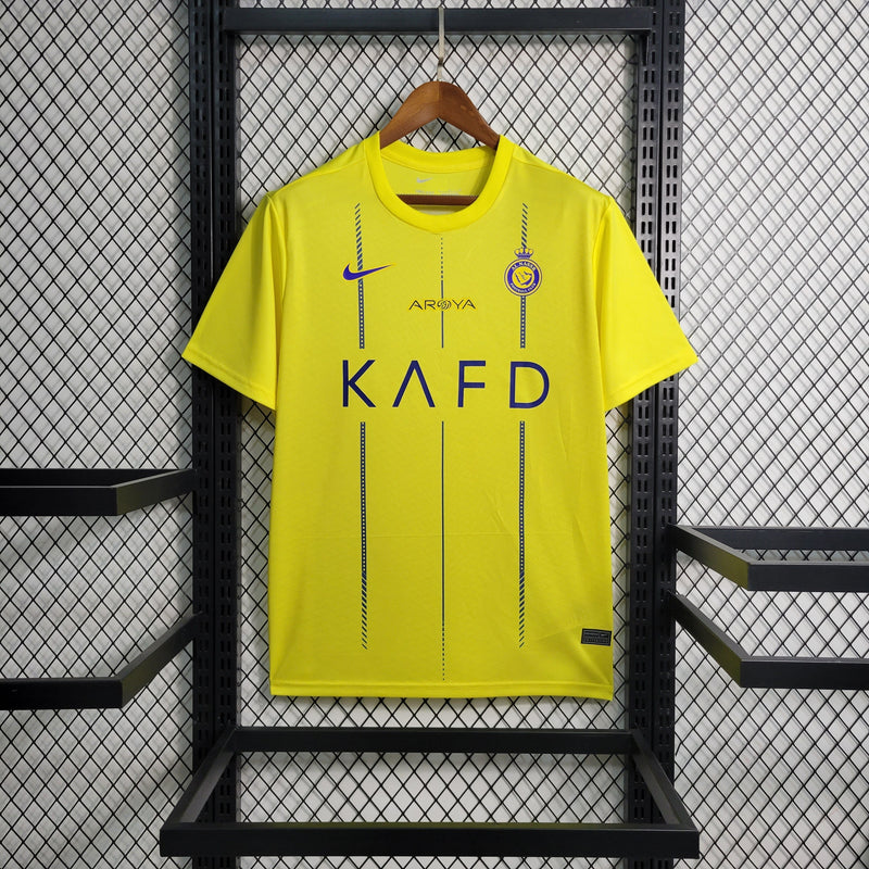 Camisa Al Nassr Home 23/24 - Nike Torcedor Masculina - Lançamento - FUT REAL