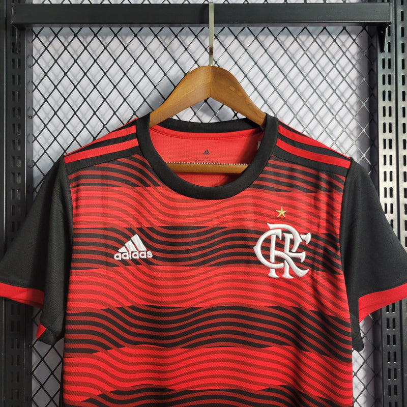 CAMISA DO FLAMENGO 22/23 VERMELHO E PRETO - VELOP SPORTS