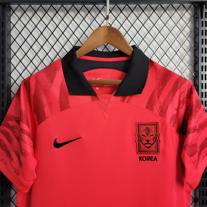 CAMISA DA SELEÇÃO DA KOREA 22/23 RED - VELOP SPORTS