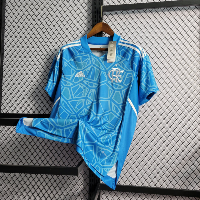 CAMISA DO FLAMENGO 22/23 AZUL GOLEIRO TREINO - VELOP SPORTS