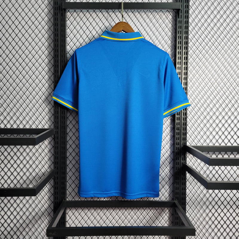 CAMISA DA SELEÇÃO DO BRASIL 22/23 POLO AZUL CLARO - VELOP SPORTS