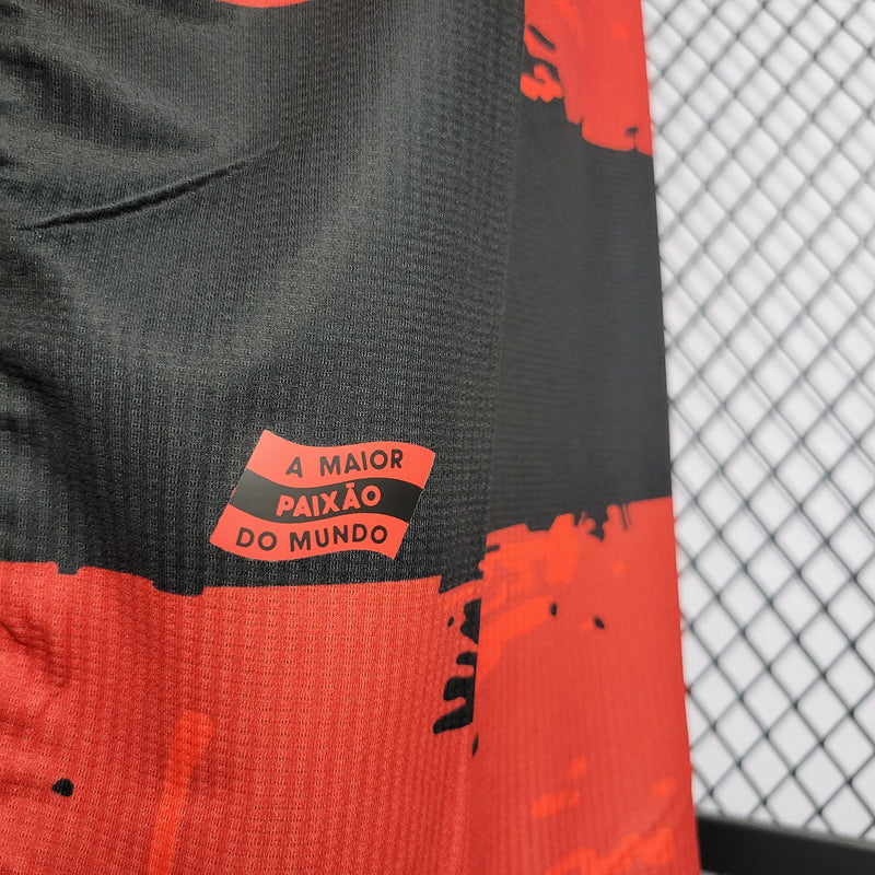 CAMISA VERSÃO PLAYER DO FLAMENGO 22/23 VERMELHO COMEMORATIVA - VELOP SPORTS