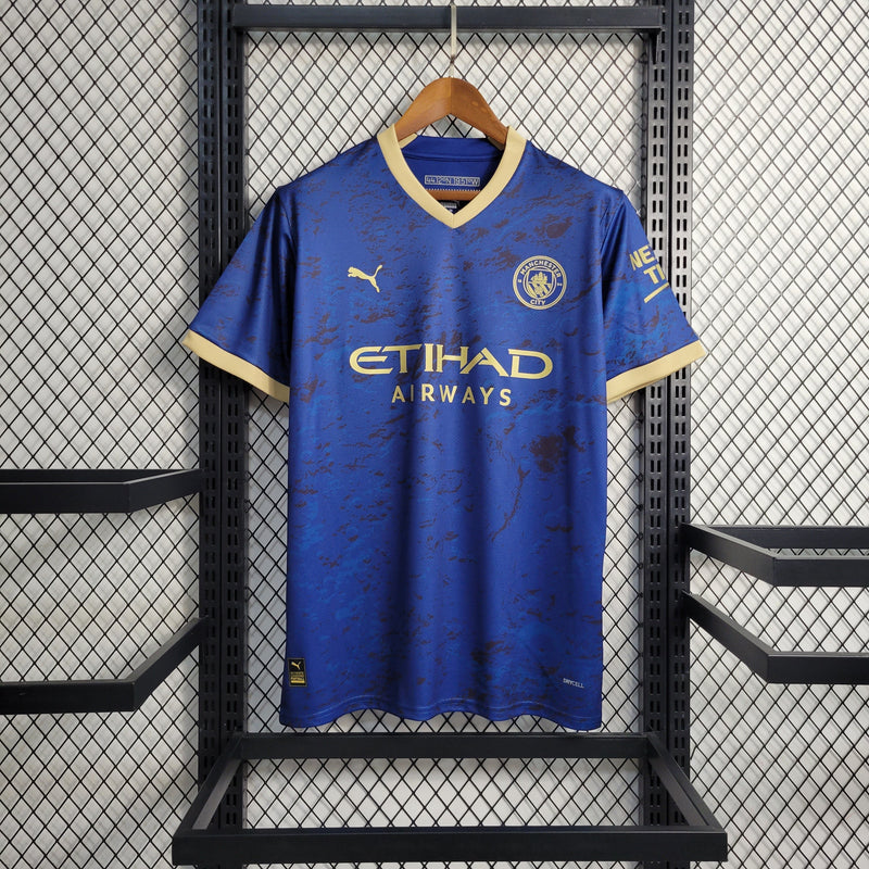 CAMISA DO MANCHESTER CITY 23/24 AZUL EDIÇÃO ESPECIAL - VELOP SPORTS