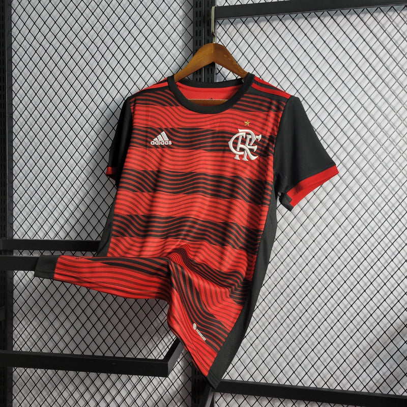 CAMISA DO FLAMENGO 22/23 VERMELHO E PRETO - VELOP SPORTS
