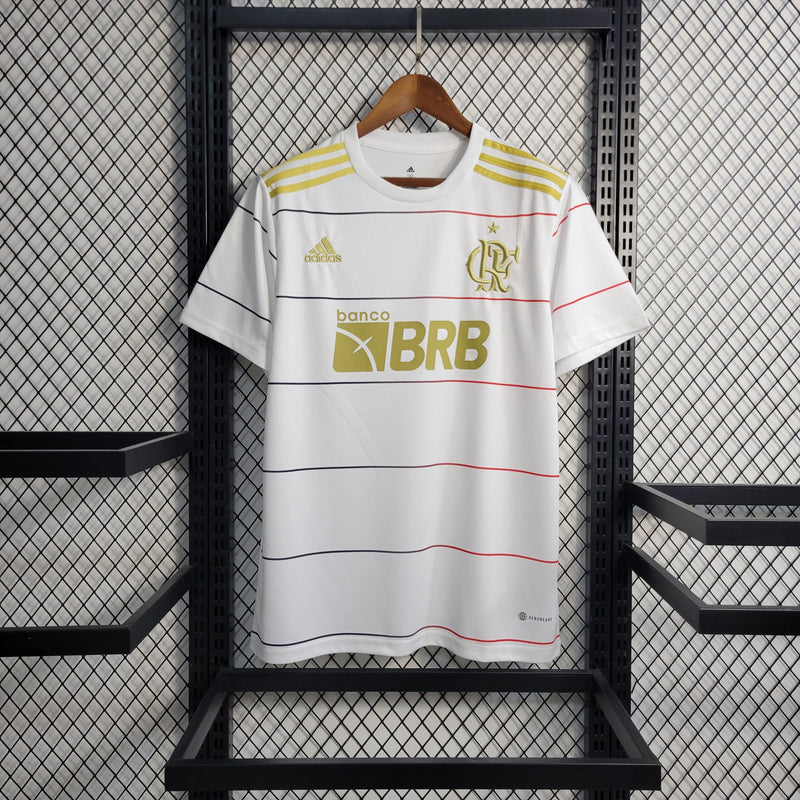 CAMISA DO FLAMENGO 22/23 2 BRANCO - VELOP SPORTS