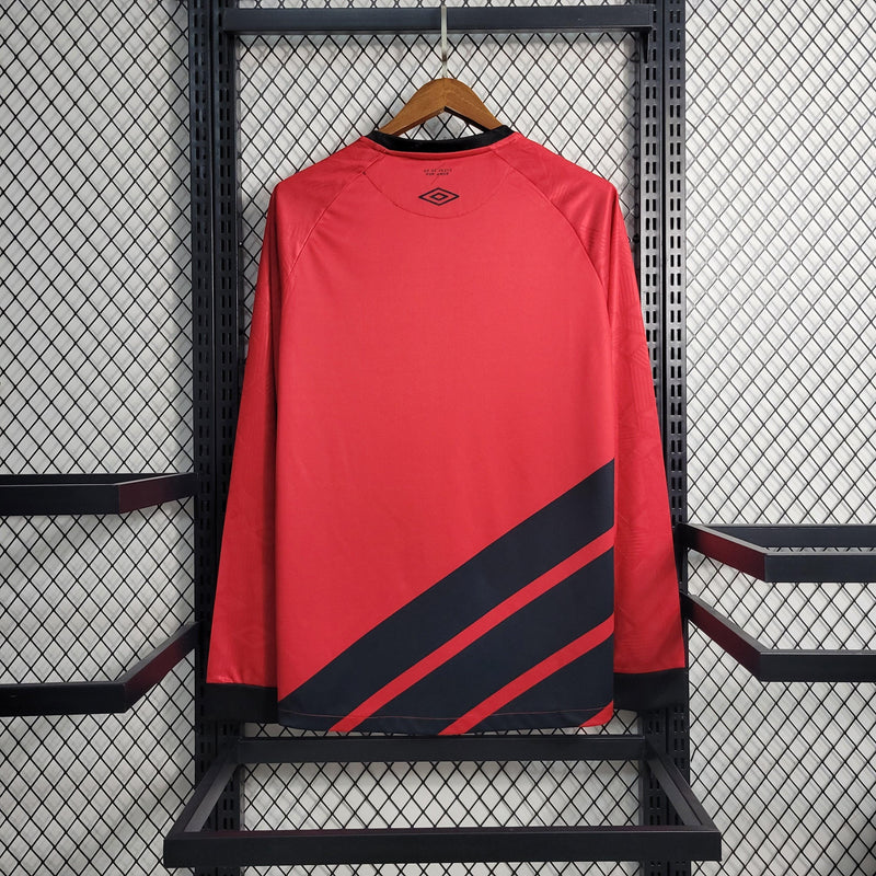 CAMISA MANGA LONGA DO ATLETICO PARANAENSE 23/24 VERMELHO - VELOP SPORTS