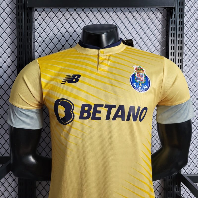 CAMISA VERSÃO PLAYER DO PORTO 22/23 AMARELO - VELOP SPORTS