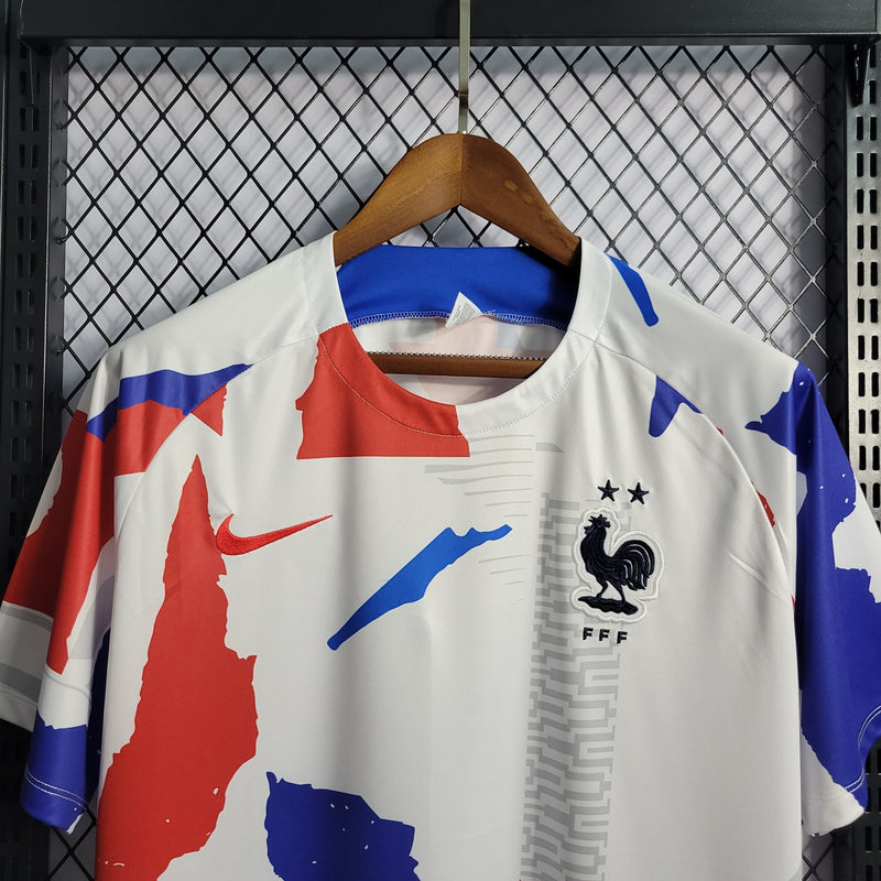 CAMISA DA SELEÇÃO DA FRANÇA 22/23 MULTICOLOR TREINO - VELOP SPORTS