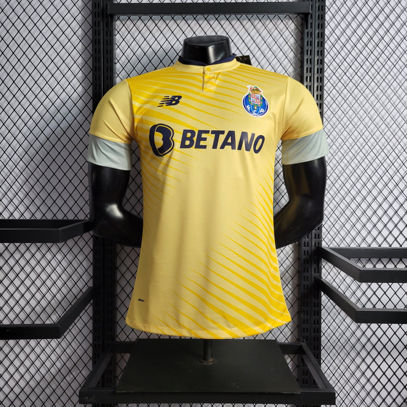 CAMISA VERSÃO PLAYER DO PORTO 22/23 AMARELO - VELOP SPORTS