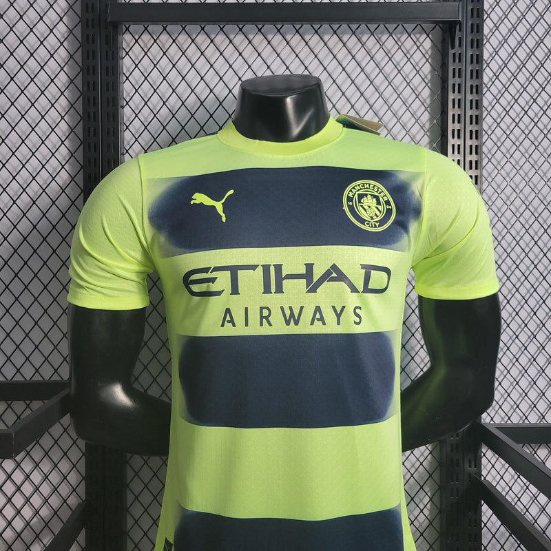 CAMISA VERSÃO PLAYER DO MANCHESTER CITY 23/24 VERDE JOGADOR - VELOP SPORTS