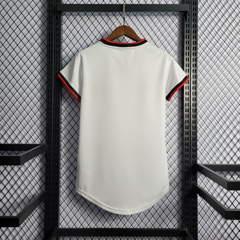 CAMISA FEMININA DO FLAMENGO 23/24 BRANCO - VELOP SPORTS