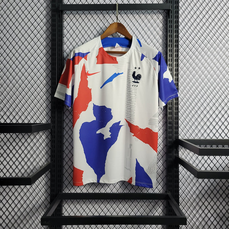 CAMISA DA SELEÇÃO DA FRANÇA 22/23 MULTICOLOR TREINO - VELOP SPORTS