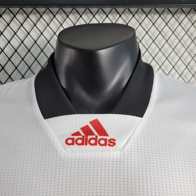 CAMISA VERSÃO PLAYER DO FLAMENGO 23/24 BRANCO TREINO - VELOP SPORTS
